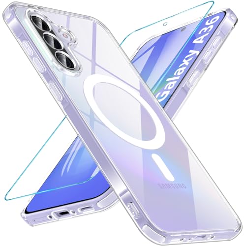 Coque Samsung Galaxy A36 5G fine transparente idéale pour support magnétique voiture