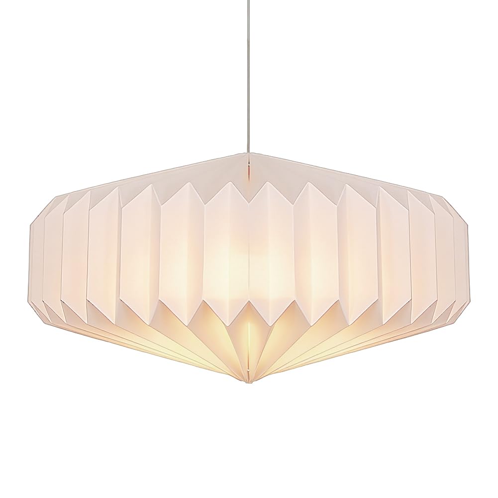 Origami Design Abat-jour en Papier - Suspension Pliable Décoration Art, Abat-jour en Papier Créatif Nordique Décoratif Lanterne en Papier Lampes de Plafond Ombre, pour Suspension Chambre Salon