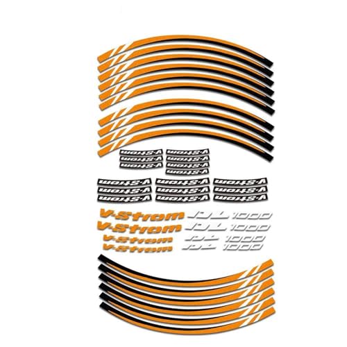 Stickers jante réfléchissants étanches pour moto Suzuki V-strom1000