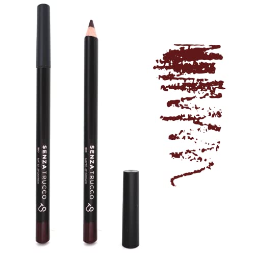 Senza Trucco Matita Labbra Naturale - Bio Matte Lip Definer Rossetto Lunga Tenuta 03 Give Me Depht