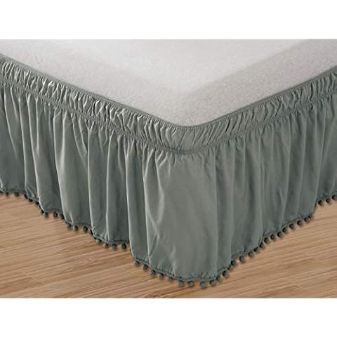 Cache-sommier Elegant Comfort Pom-Pom Cover