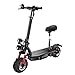SONGZO Scooters Eléctricos para Adultos 4400 W Motor Velocidad Máxima 75 km/h 11 Pulgadas Neumático de Vacío Todoterreno Freno de Disco Doble Scooter Plegable con Batería de Litio de 60 V 26 AH