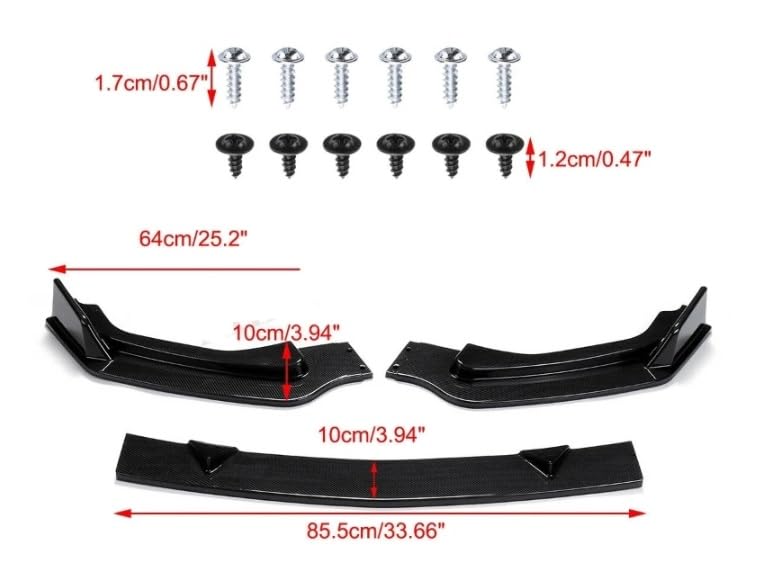 Difusor parachoques trasero Infiniti Q50 2014-2017 labio spoiler carbono 5