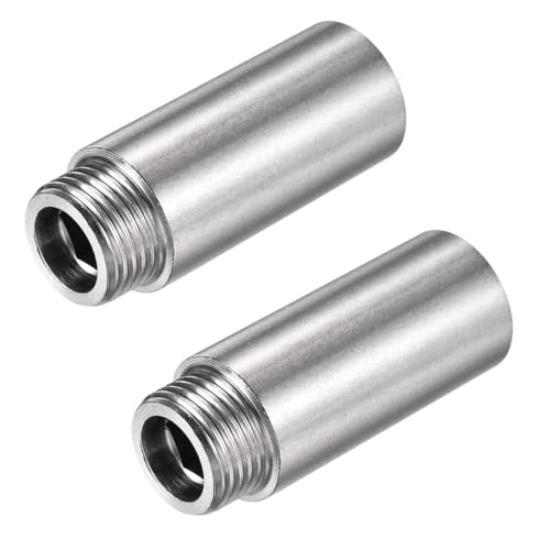MEXRUMI 2 Piezas Tubo De Extensión De Cabezal De Ducha Brazos De Extensión De Ducha De Acero Inoxidable Extensor De Cabezal De Ducha De Mano Para Baño Accesorio Alcachofa Fija