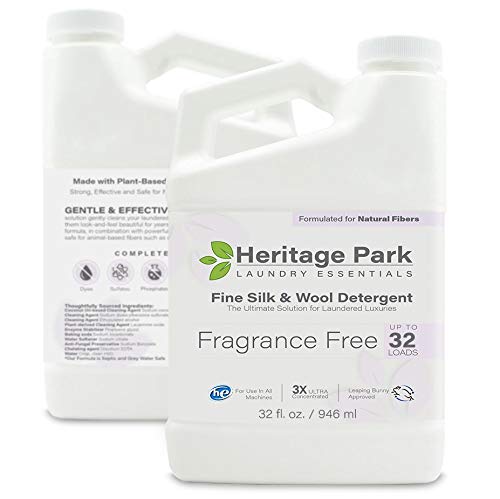 Heritage Park Silk & Wool Laundry Detergent - Fragrance Free (32 Oz. Bottle)