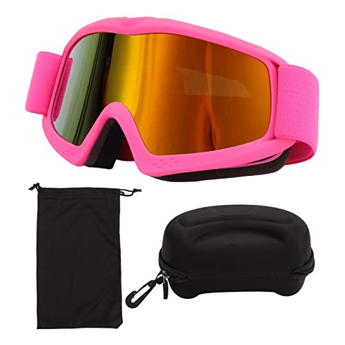 Goggles de ski pour enfants Pilipane avec protection UV et lentille HD réglable