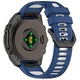 Cinturino di ricambio compatibile con Garmin Approach S62, sgancio rapido, cinturino di ricambio in silicone per Garmin Approach S60, Standard, Silicone, Non pietra preziosa