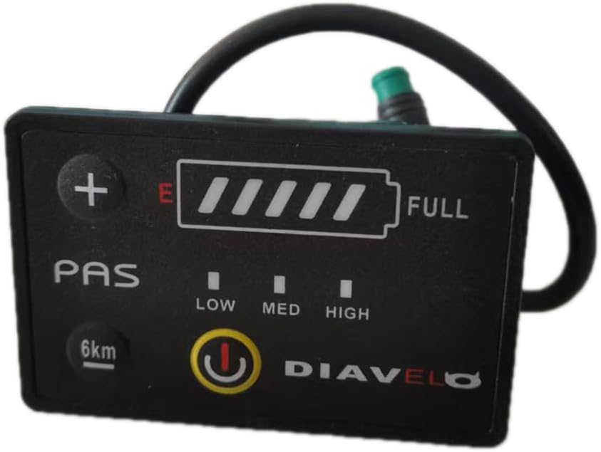 Electric Bicycle LED Display Meter E-Bike Speed Control Panel Electric Bike Accessories Waterproof 5-pin Male Plug