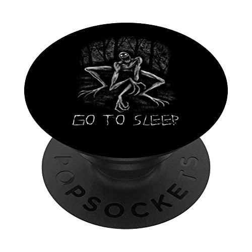 Creepy Horror Costume Cosplay Creature Rake Creepypasta PopSockets Swappable PopGrip, Black