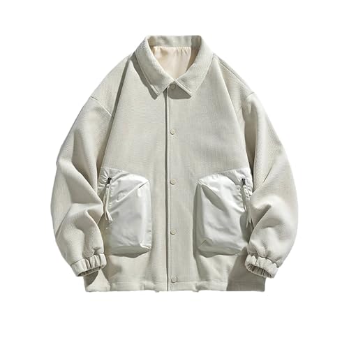 Veste de baseball homme ample et unie pour le sport et le quotidien en automne