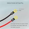Anderson Plug Connection Cable, 50A Battery Quick Connector, Jumper Cable Connector with 10AWG Cable Trailer Winch Quick Connection Cable with Copper Ring. (3M)