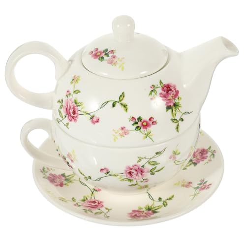 TOYZFRIENDY Tetera y Taza de Antiguo con Plato Diseño Antiescaldado para Té Kung Fu Set Individual para Té Chino Material Duradero y Fácil Limpieza