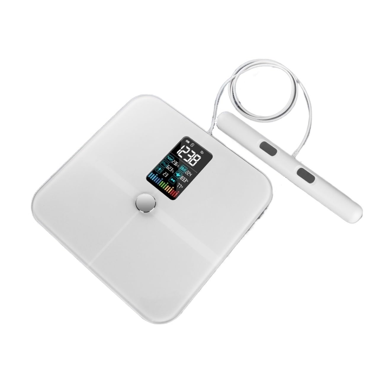 Bilance Intelligenti Con Bilancia A 8 Elettrodi Digitale A Schermo BMI Da Bagno For Grasso Corporeo Bluetooth Preciso E Facile Da Leggere