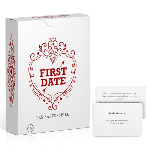 LifeSpark First Date Das Kartenspiel: Kennenlern Spiel | Deep Talk | Paarspiele | Keine unangenehme Gesprächspausen | Kartenspiel für Erwachsene | Spieleabend | Geschenkidee für Verliebte & Singles