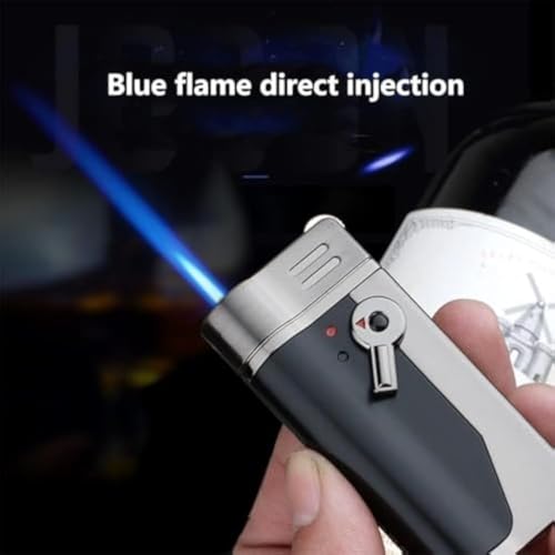 Encendedor metálico recargable a butano a prueba de viento miniatura 2