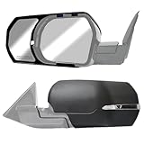 K SOURCE Snap & Zap 81310 Custom Fit Towing Mirror for 2022 up Tundra, 2023 up Sequoia, Patented