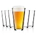 Modvera Drinkware Beer Pint Glass 16 Ounce | Versatile Cocktail Shaker Glass | Perfect for the Pub, Home Bar, or Everyday Use | Ultra Clear Strong Rim Tempered Mixing Glass | Set of  6
