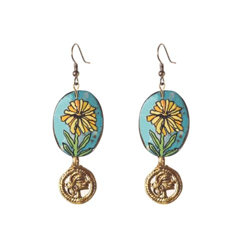 Image of Boho Ethnic Earrings Collection for Women - Colorful Tassel, Hoop, Stud, Drop, Chandelier & Huggie Styles Inspired by Festival Fashion