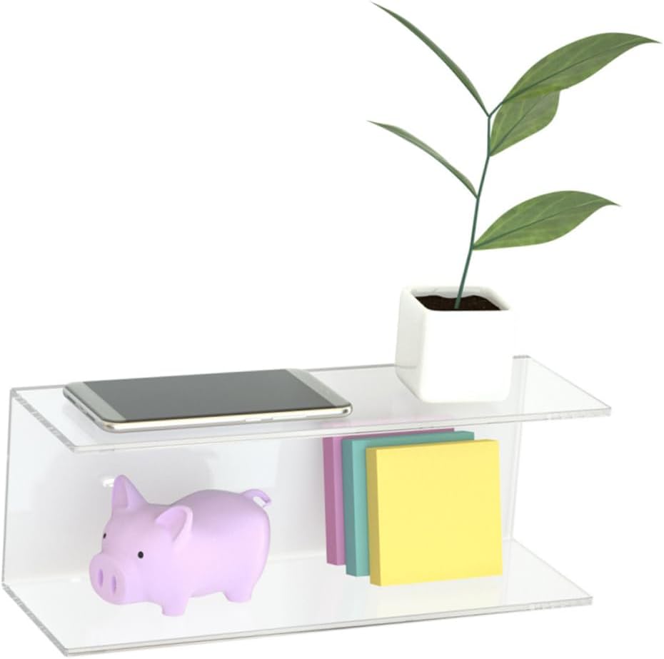 Acrylic Toy Storage Rack Organizer for Upscale Display in Bedroom