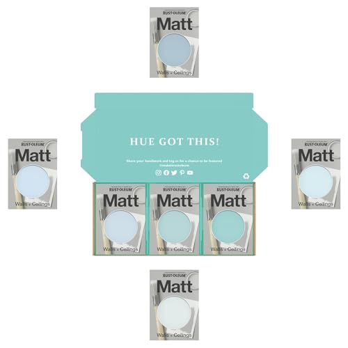 Rust-Oleum Wall Paint in Matt Finish - Soft Blues Tester Box