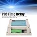 Programmable Logic Controller Industrial PLC Sequential Control Timer Relay Module for Automation Control, 12V-24V DC, ABS+Metal, RX03T