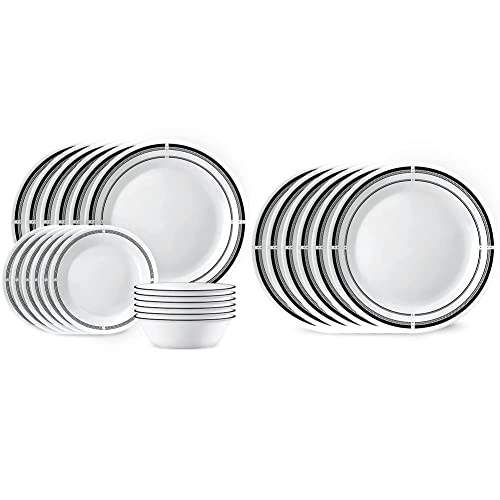 Corelle 18-Piece Dinnerware Set, Service for 6, Lightweight Plate...