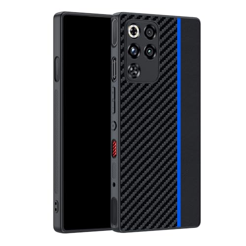 LUNBER-ARMOR�EFor Nubia REDMAGIC 11 Pro �P�[�X Pro+ �ϏՌ� �J�o�[�J�[�{���� PU���U�[ �w�ʃP�[�X �X�g���b�v�� For �k�r�A ���b�h�}�W�b�N11�v�� / 11�v�� �v���X(�u���[)