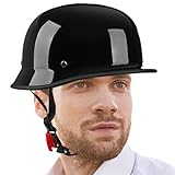 Protezione del tampone di collisione: i cappelli da motocicletta sono dotati di strato tampone EDS all'avanguardia e shell ABS per protezione da collisione senza pari. Migliorato con disagio ecologico e pelle PU per durata duratura