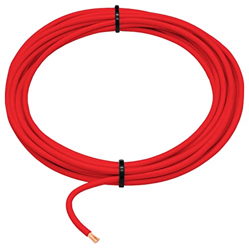 5m FLRY Fahrzeugleitung Rot 2,5mm² rund Kabel Litze KFZ Stromkabel
