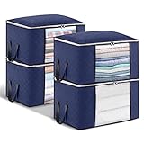 BOLSA MULTIFUNCIONAL PLEGABLE: Se puede utilizar en armarios, camas, armarios, etc. Es una excelente opción para dormitorios, armarios o dormitorios y puede hacer que la habitación esté más ordenada. Nuestras cajas se pueden plegar y almacenar cuando no están en uso, son portátiles y no ocupan espacio.