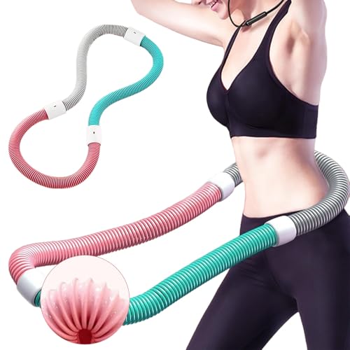 【2025夏改良型無音第2世代】フラフープダイエット用 ベリー フィットネス PVC ソフトスプリングフラフープ 折りたたみ式 静音設計 省スペース フラサークル ストライン訓練 有酸素運動 ウエスト 背中 脚 胸 エクササイズ 筋トレ シェイプアップ 重