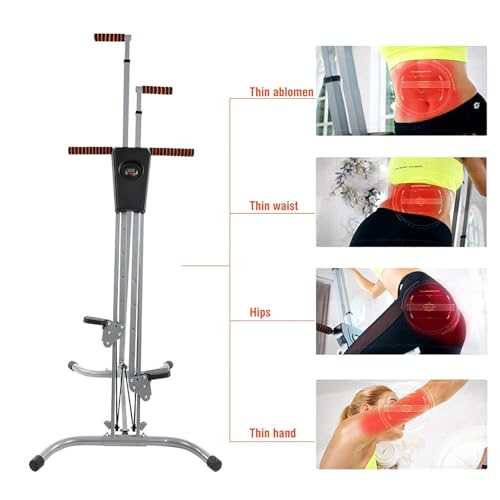 Scalatore verticale – Telaio in acciaio resistente per allenamento completo del corpo, attrezzatura per la perdita di peso