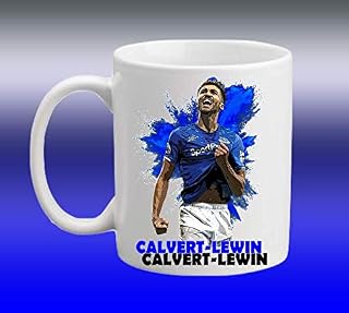 DOMINIC CALVERT-LEWIN EVERTON 10OZ CERAMIC MUG/CUP, EFC GIFT, OFFICE MUG