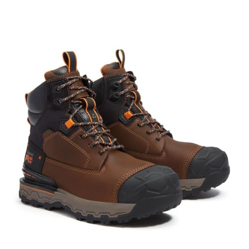 Timberland PRO Timberland PRO Men's Boondock Ultralight 6 Inch Composite Safety Toe Waterproof Industrial Work Boot, Medium Brown, 9 Medium