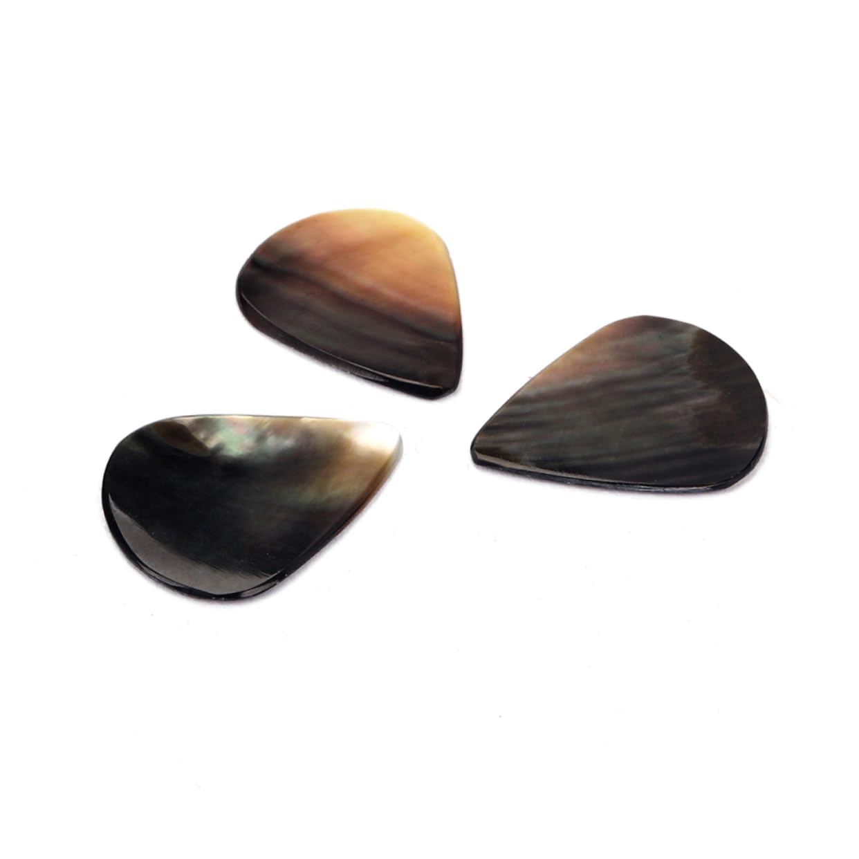 ifundom 6pièces Médiators Noir Pour Guitare Et Ukulélé Plectres Authentiques Naturel Mellow Et Esthétique