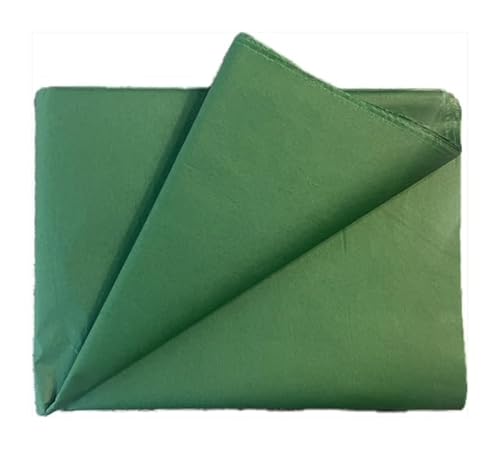 20 Sheets Dark Green MG Tissue Paper 20x30 Inches, Acid Free Craft Art