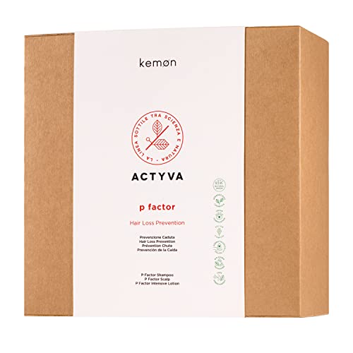 Kemon - Actyva P Factor Intensive, 3-Phasen-Behandlungssystem zur Vorbeugung von Haarausfall Set (EAN 8020936097112)