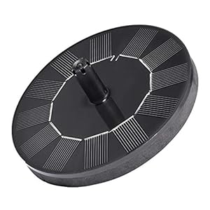 1W Fontein Op Zonne-energie Fonteinpomp Solar Zonnefontein Pomp Voor Vogelbad, Kleine Vijver, Zwembad, Tuin