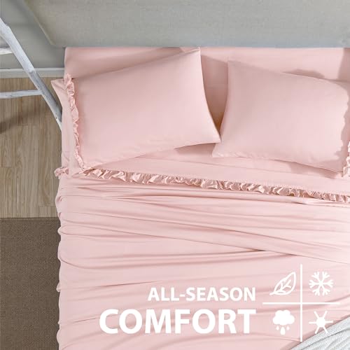 Parure de lit en microfibre brossée double qualité supérieure