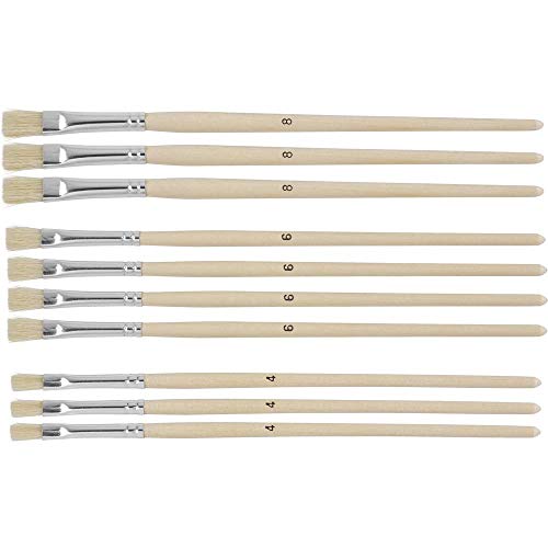 Pennello modello ZAHN Pinsel E10710-01 10 pezzi