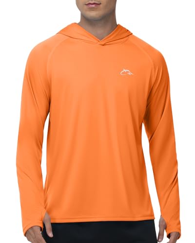 Image of FISHEAL Men's Camo Fishing Hoodie, UPF 50+ Long Sleeve Sun Protection Shirt