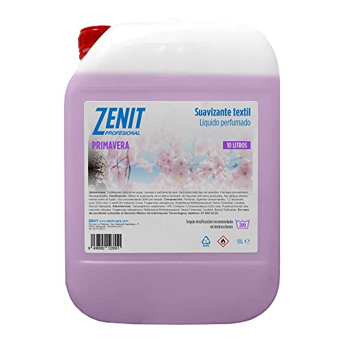 10 litros Suavizante perfumado Primavera | Suavizante textil líquido | Limpieza profesional | Tintorería y lavandería Cover