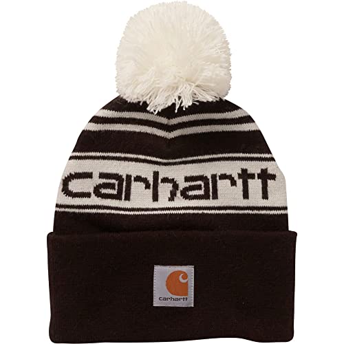 Image of Carhartt Kid's CB8985 Pom Knit Hat