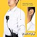 ERIPHA Tubeless Covert Security FBI Police 3.5mm /1 Pin Listen Only Earpiece Headset for Remote Speaker Mic Motorola Kenwood Two Way Radio (22