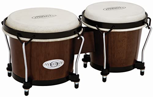 Toca 2100TOB Synergy Wood Bongos - Tobacco
