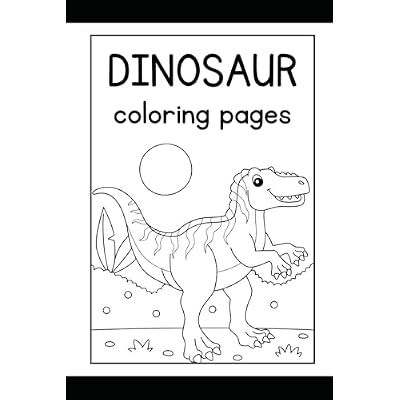 Kids Dinosaur Coloring Book!