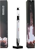 LATUROP 1:233 Space X Falcon 9 + Dragon Metal Diecast Rocket Model, Alloy Simulation Space Toy for Gift and Collection.