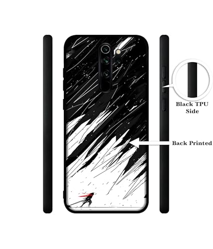 Image of Geometric Strom Design Premium 2D Printed Metal Back Case Cover for Mi Redmi Note 8 Pro 4G