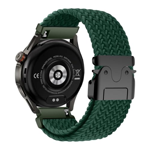 編組ソロループ弾性ストラップ対応 KOSPET MAGIC R10 用交換バンドクイックリース時計ナイロンストラップ替えベルト磁気バックル換えベルトマグネットコンパチブルシャオミ KOSPET MAGIC R10 伸縮性交換レディース メンズ (15)