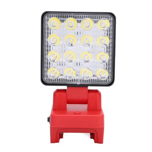 Luz de trabajo LED portátil e impermeable con 4 modos y rotación ajustable 6